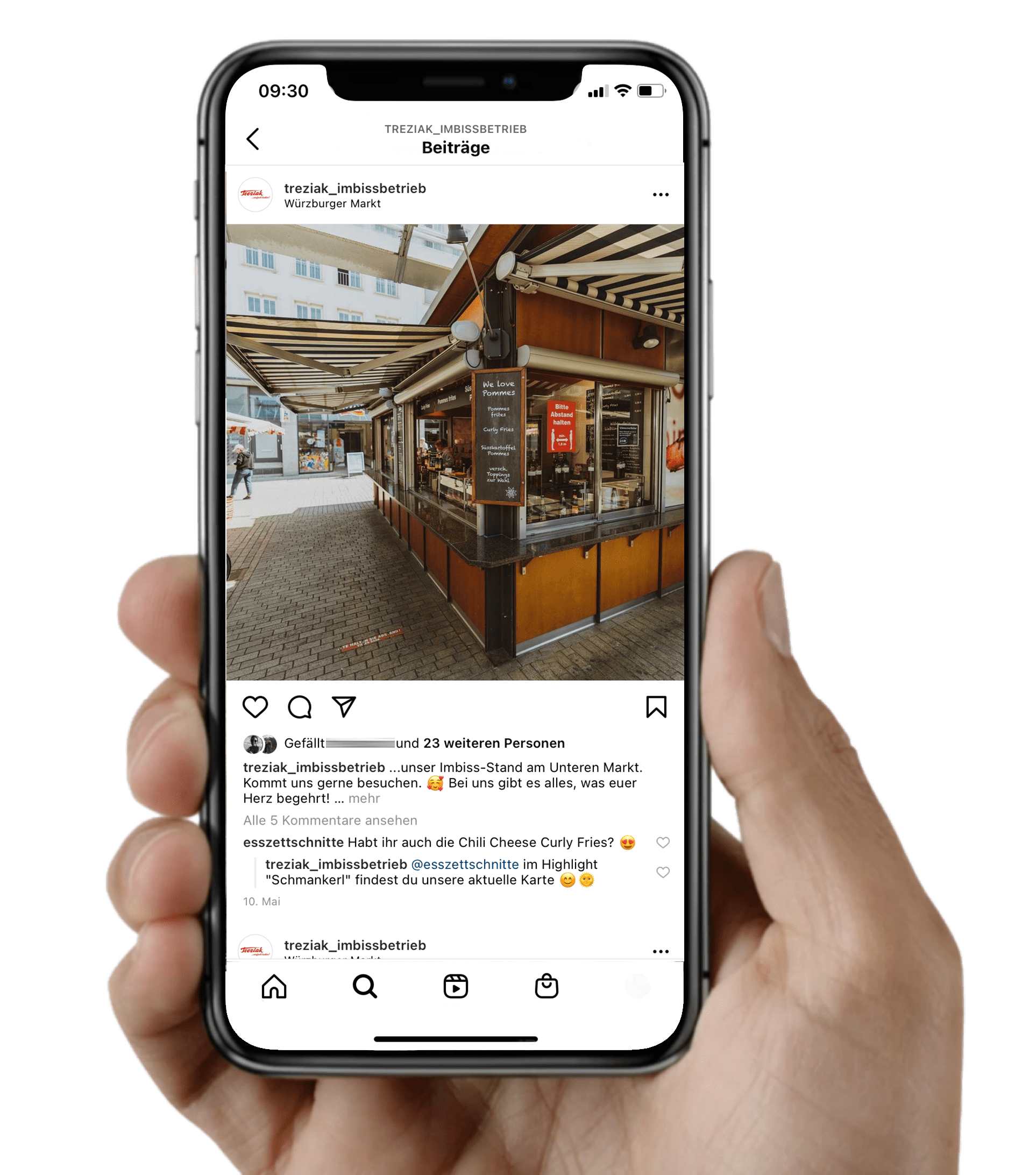 iphone-social-media-betreuung