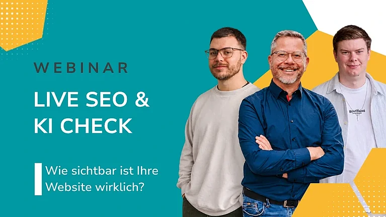 Webinar "Live SEO & KI-Check"