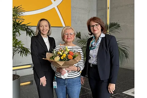 Links: Christina Hartmann, Mitte: Gabriele Lannig, Rechts: Uta Mapara