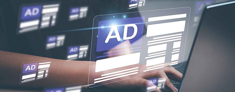 Onlinewerbung mit Suchmaschine