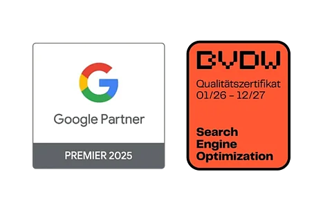 Vertrauen durch Qualität – Google Partner & BVDW-zertifiziert