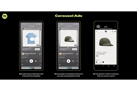 Spotify Carousel Swipe Ads