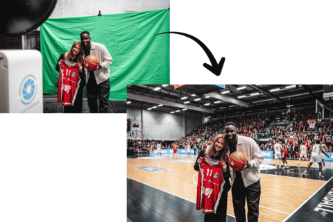 Nano Banana Pro Beispiel: Hintergrund bearbeiten 