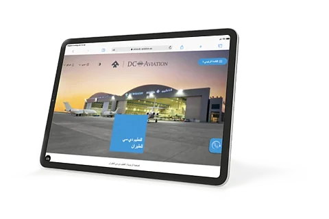 TYPO3-Website von DC Aviation - umgesetzt von krick.com