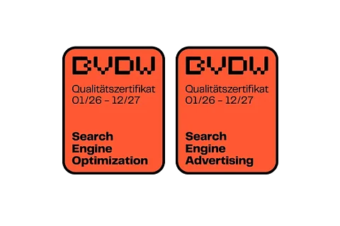 BVDW Qualitätszertifikat für die Bereiche SEO und SEA
