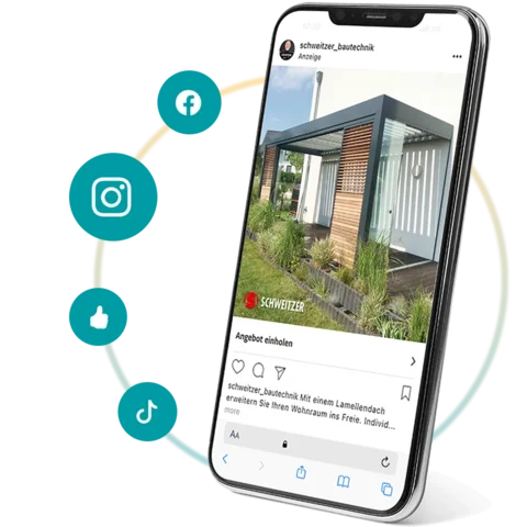 Beispiel Social Media Ads mit krick.com