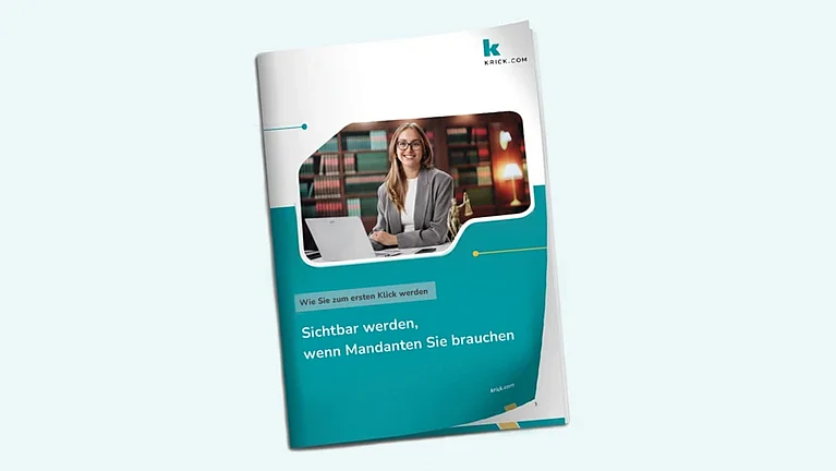 Cover: Krick Ratgeber Recht 