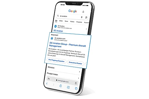 Online-Marketing-Referenz Google Ads DC Aviation mit krick.com