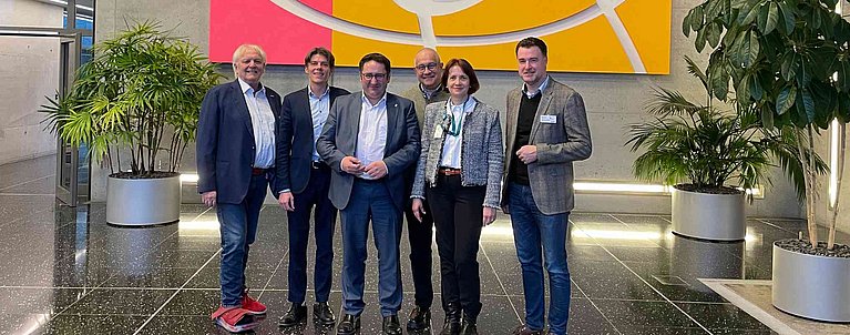 Besuch Staatssekretär Gotthardt und Leitung krick.com