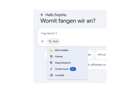 Auswahl Gemini 3 Lyria