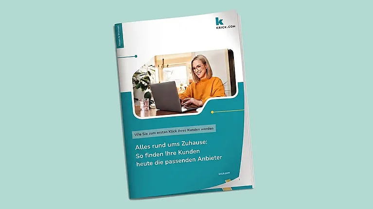 Cover des Online-Marketing-Ratgabers Bauen & Wohnen von krick.com