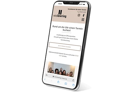 Mobiler Screenshot der kPage Seite