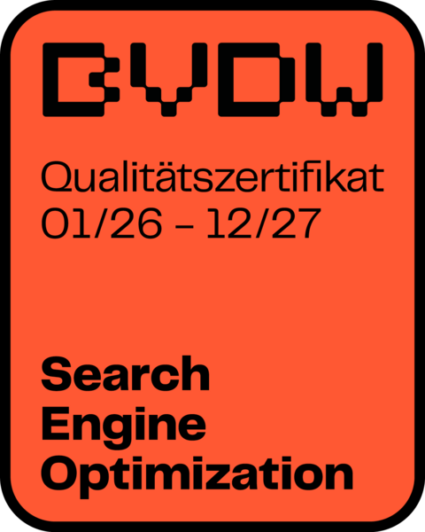 Siegel SEO von BVDW für Krick.com