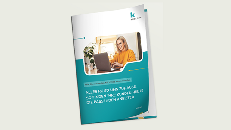 Cover des Online-Marketing-Ratgabers Bauen & Wohnen von krick.com