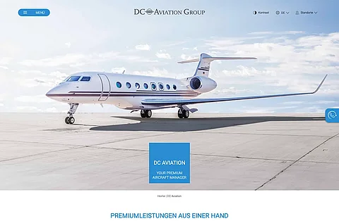 TYPO3-Referenz krick.com DC-Aviation