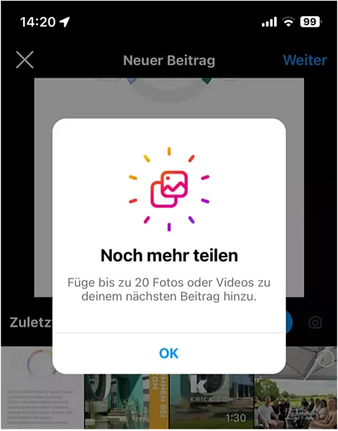 Erweiterte Karussell-Posts