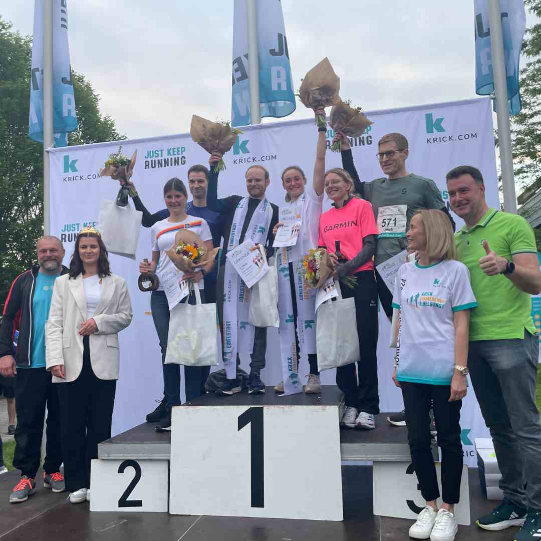 Siegerehrung Firmenlauf in Eibelstadt